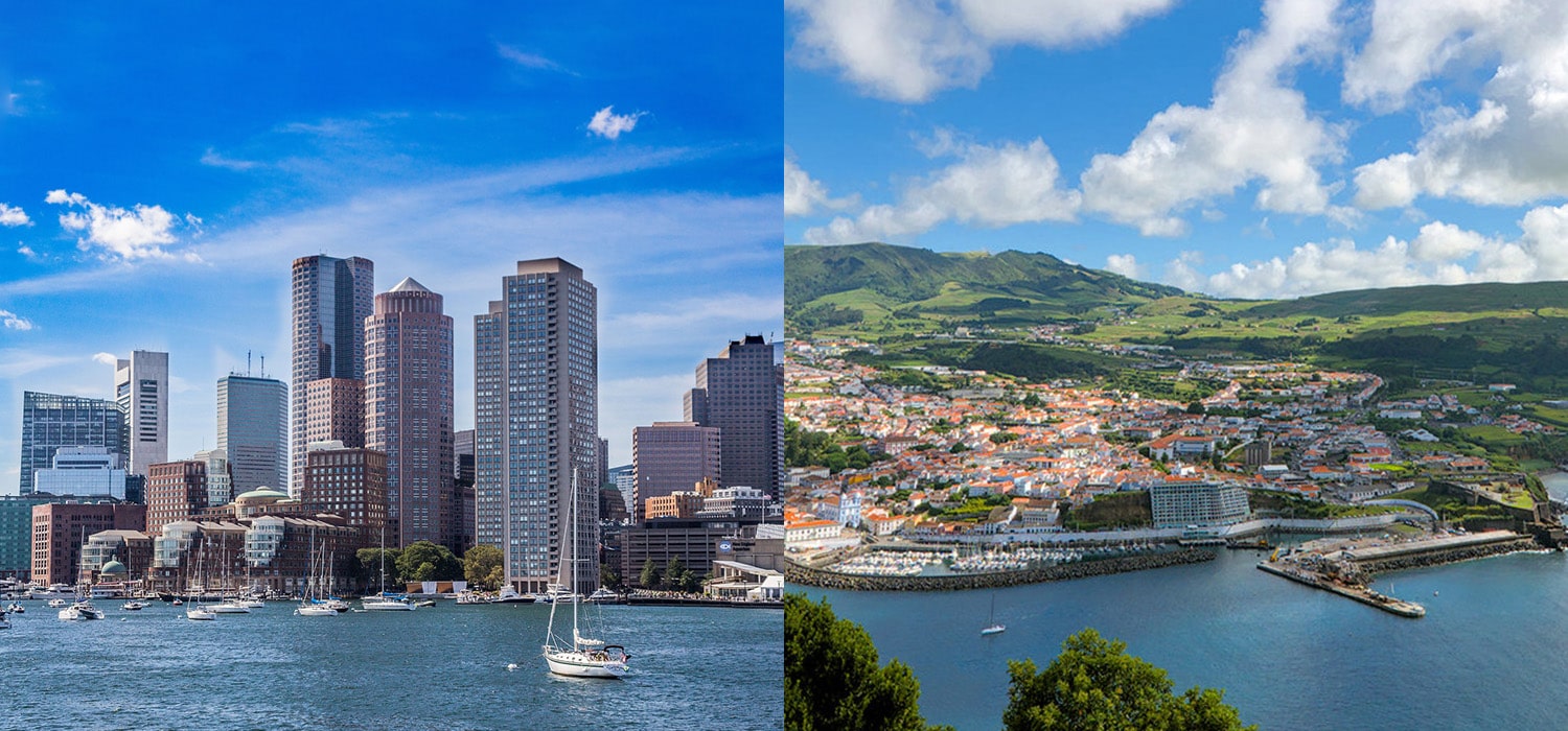 Boston, USA | Angra Heroísmo, Terceira, Azores.