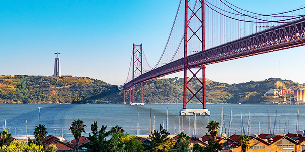 Vista da Ponte 25 de Abril, Lisboa