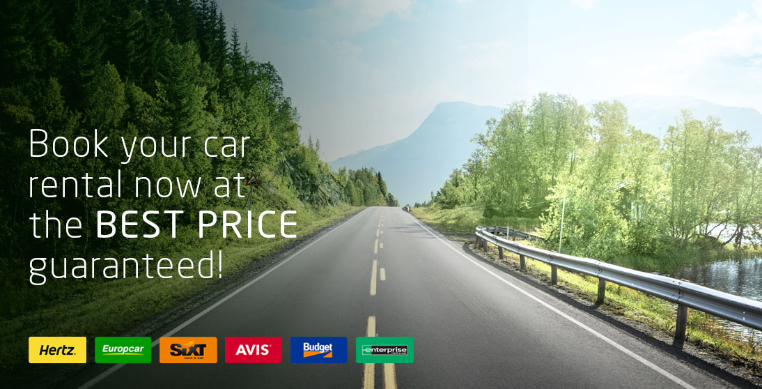 Book your car rental now at the BEST PRICE guaranteed!